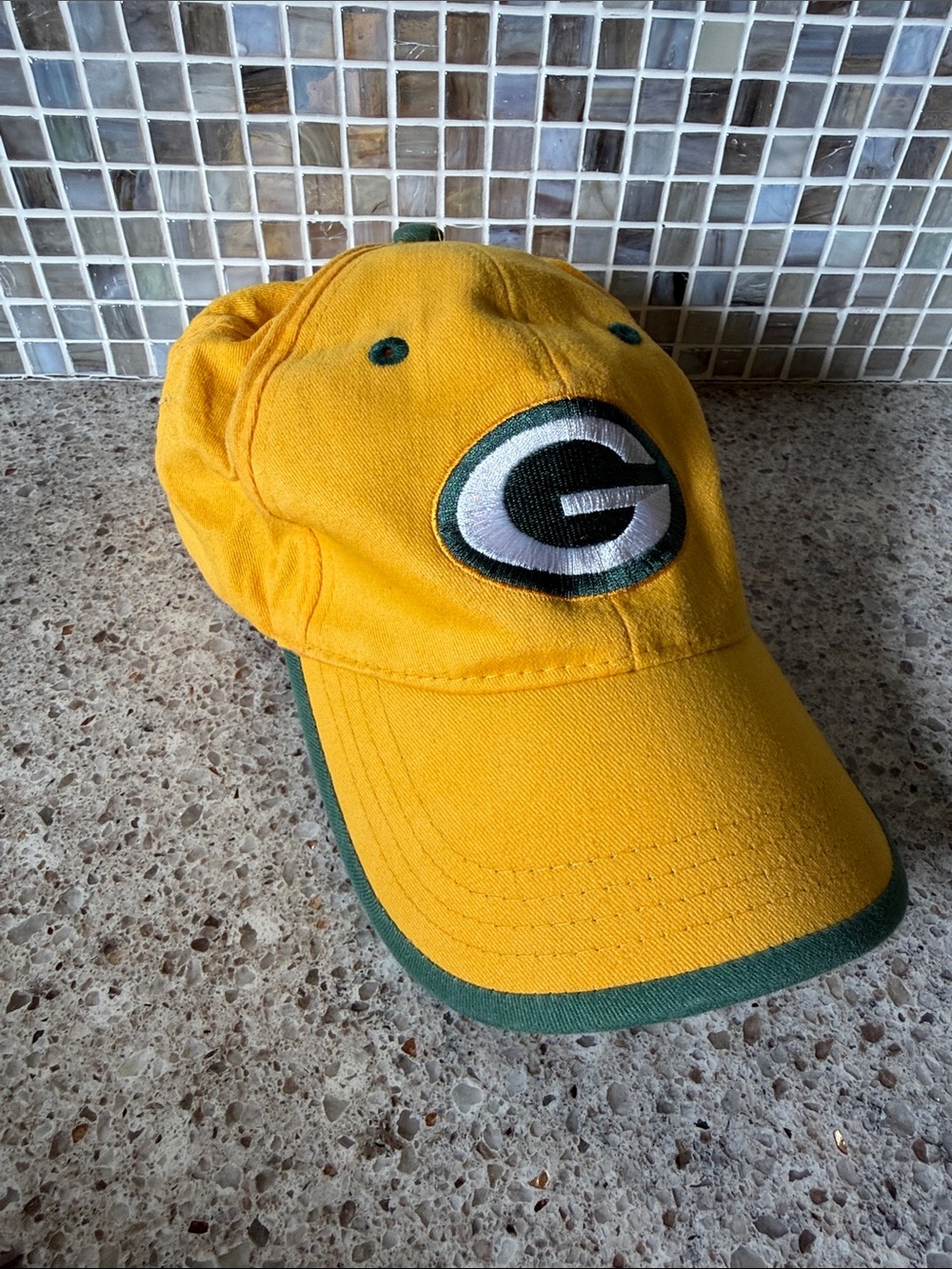 NFL Green Bay Packers Yellow and Green Classic Logo Hat